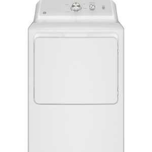 GE APPLIANCES GTD38GASWWS GE(R) 7.2 cu. ft. Capacity Gas Dryer with Up To 120 ft. Venting and Reversible Door​ - GTD38GASWWS-KT