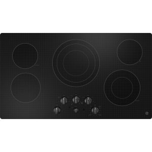 GE APPLIANCES JEP5036DTBB GE® 36" Built-In Knob Control Electric Cooktop -JEP5036DTBB