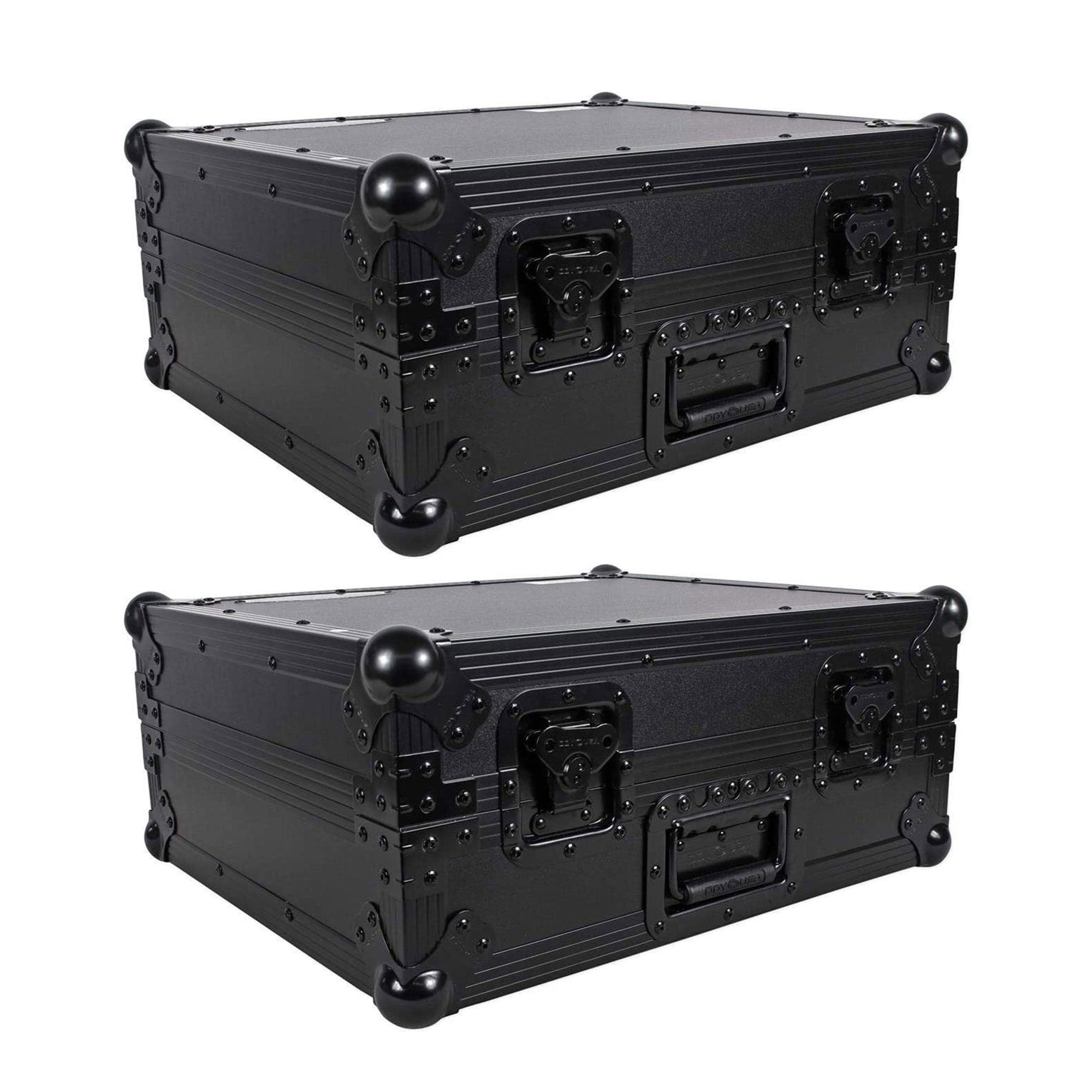 Odyssey  Case FZ1200BL Technics 1200 Style Turntable Cases for Numark/Stanton Mixers - 37699