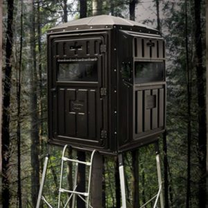 Advantage Hunting 2-Person Ground Blind Whitetail With 10' Galvanized QP Kit Advantage Hunting - 503580