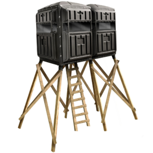 Advantage Hunting 4-Person Elevated Blind Whitetail With QP Kit Advantage Hunting - 503535