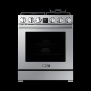 DACOR 30" Range, Silver Stainless, Natural Gas/Liquid Propane - DOP30T840GS-KT