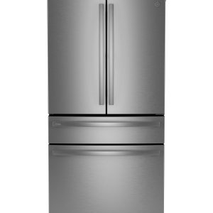 GE APPLIANCES PJE23BYWFS GE Profile(TM) Series ENERGY STAR(R) 23.2 Cu. Ft. Smart Counter-Depth Fingerprint Resistant 4-Door French-Door Refrigerator With Dual-Dispense AutoFill Pitcher -PJE23BYWFS-KT