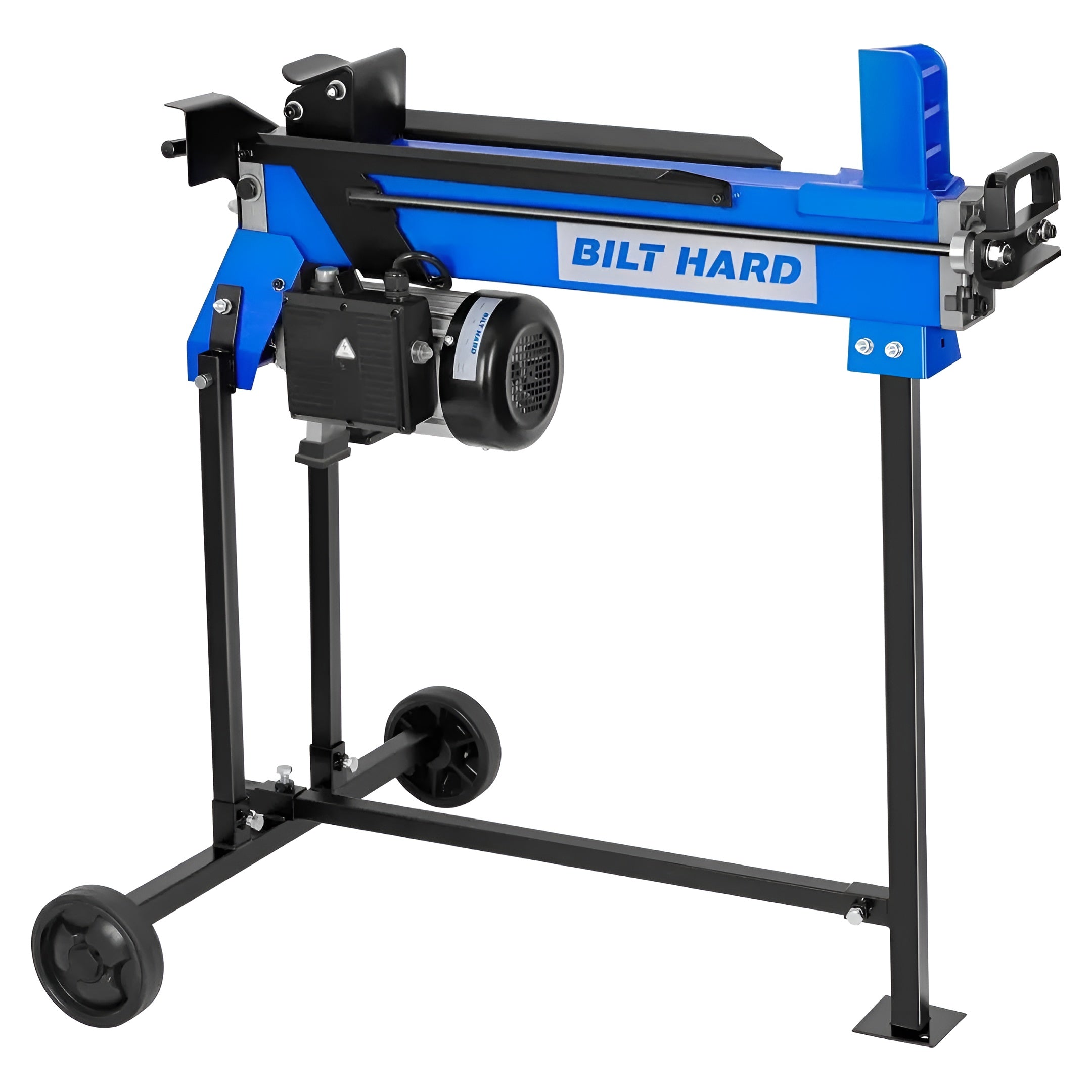 BILT HARD Log Splitter 6.5 Ton with Stand, Wood Electric Powered, Hydraulic Ram, Firewood Splitting Machine Black Stand Wood Splitter - TLA-0102