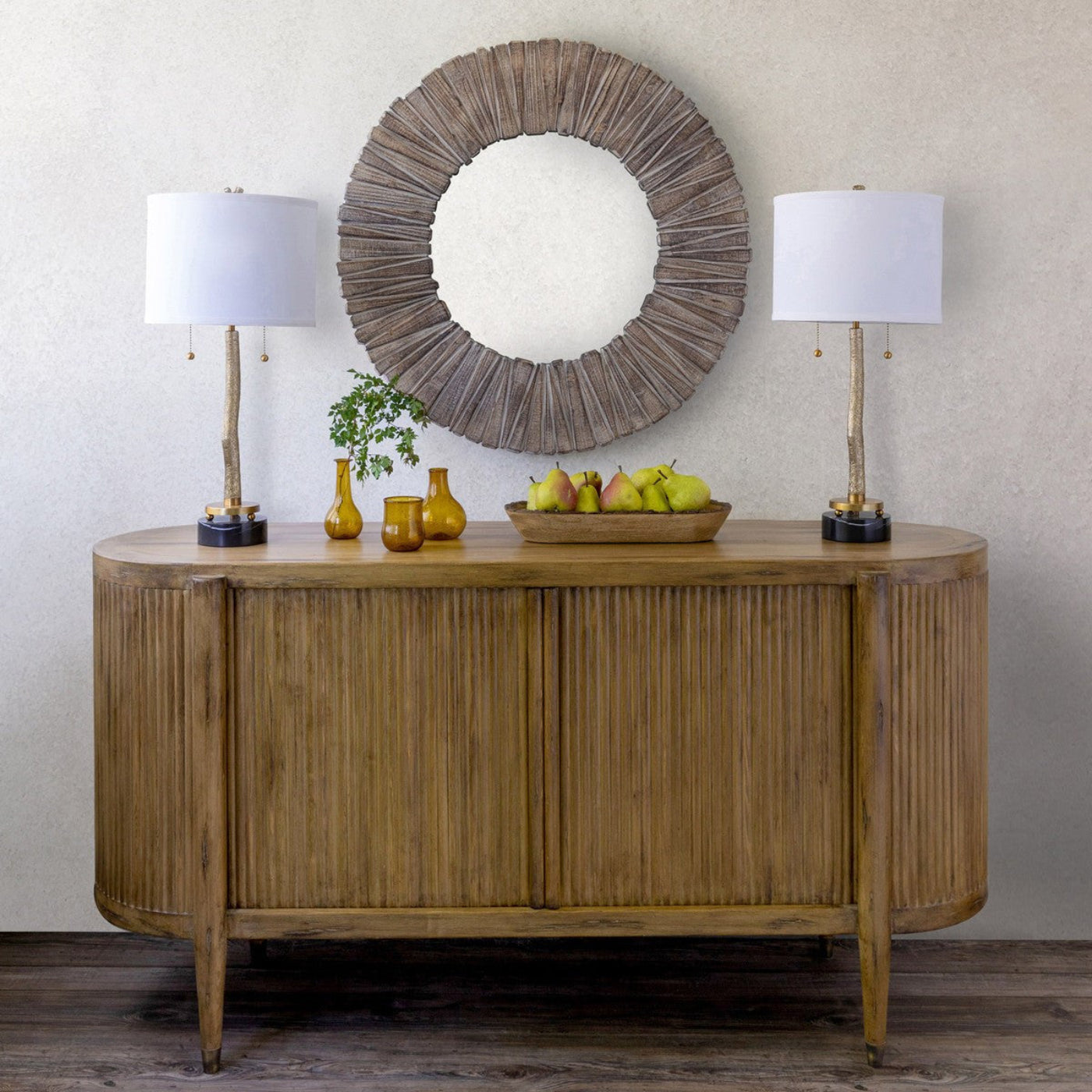 Park Hill Collections Lodge Taos Sliding Door Sideboard Console -  EFC20135