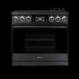 DACOR 36" Range, Graphite Stainless Steel, Liquid Propane - DOP36M86DPM-KT