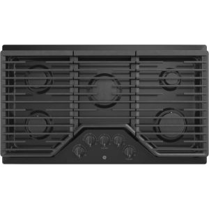 GE APPLIANCES JGP5036DLBB GE(R) 36" Built-In Gas Cooktop with 5 Burners and Dishwasher Safe Grates - JGP5036DLBB-KT