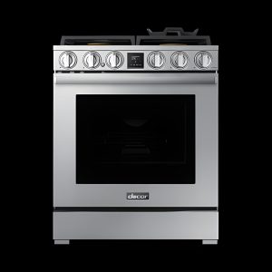 DACOR 30" Range, Silver Stainless, Natural Gas/Liquid Propane - DOP30T940DS-KT