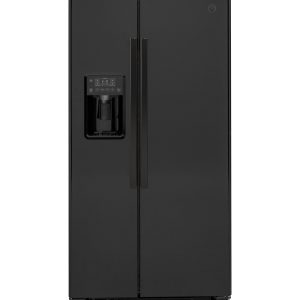 GE APPLIANCES GZS22DGJBB GE® 21.9 Cu. Ft. Counter-Depth Side-By-Side Refrigerator - GZS22DGJBB-KT