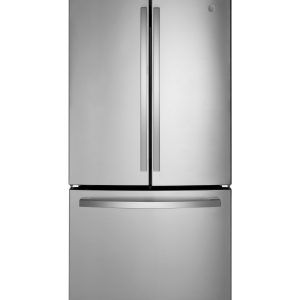 GE APPLIANCES GWE22JYMFS GE(R) ENERGY STAR(R) 21.9 Cu. Ft. Fingerprint Resistant Counter-Depth French-Door Refrigerator - GWE22JYMFS-KT