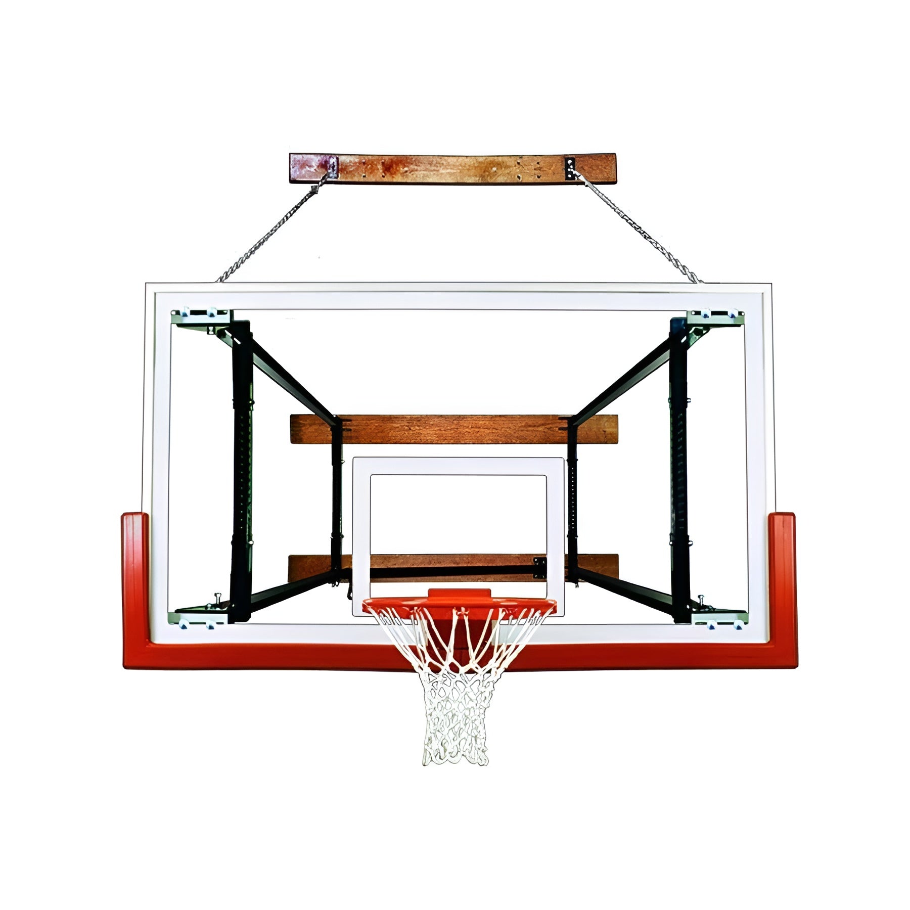 First Team FoldaMount82 Wall Mount Basketball Goal - FoldaMount82 Victory
