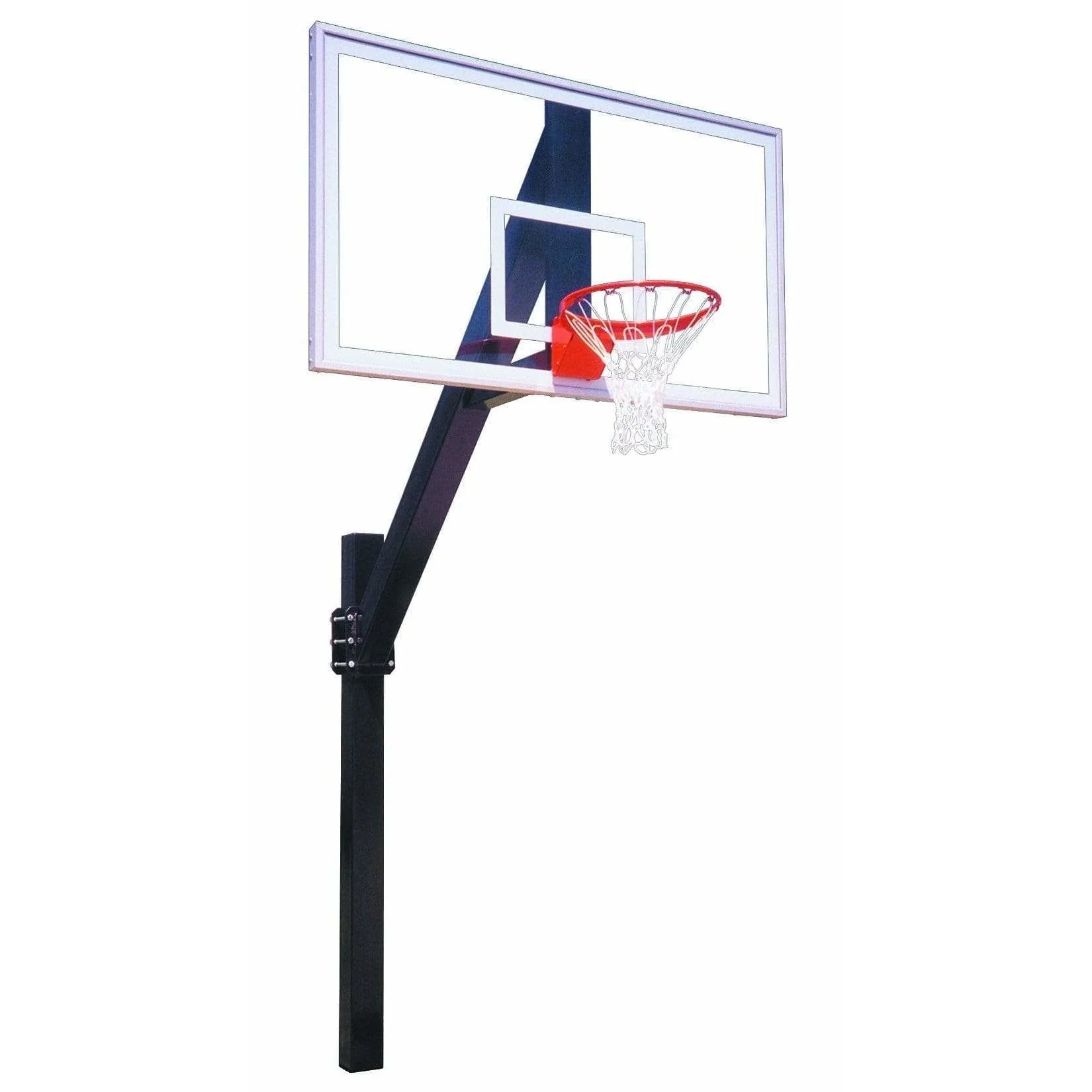 First Team Legend Fixed Height In-Ground Basketball Goal - Legend Supreme
