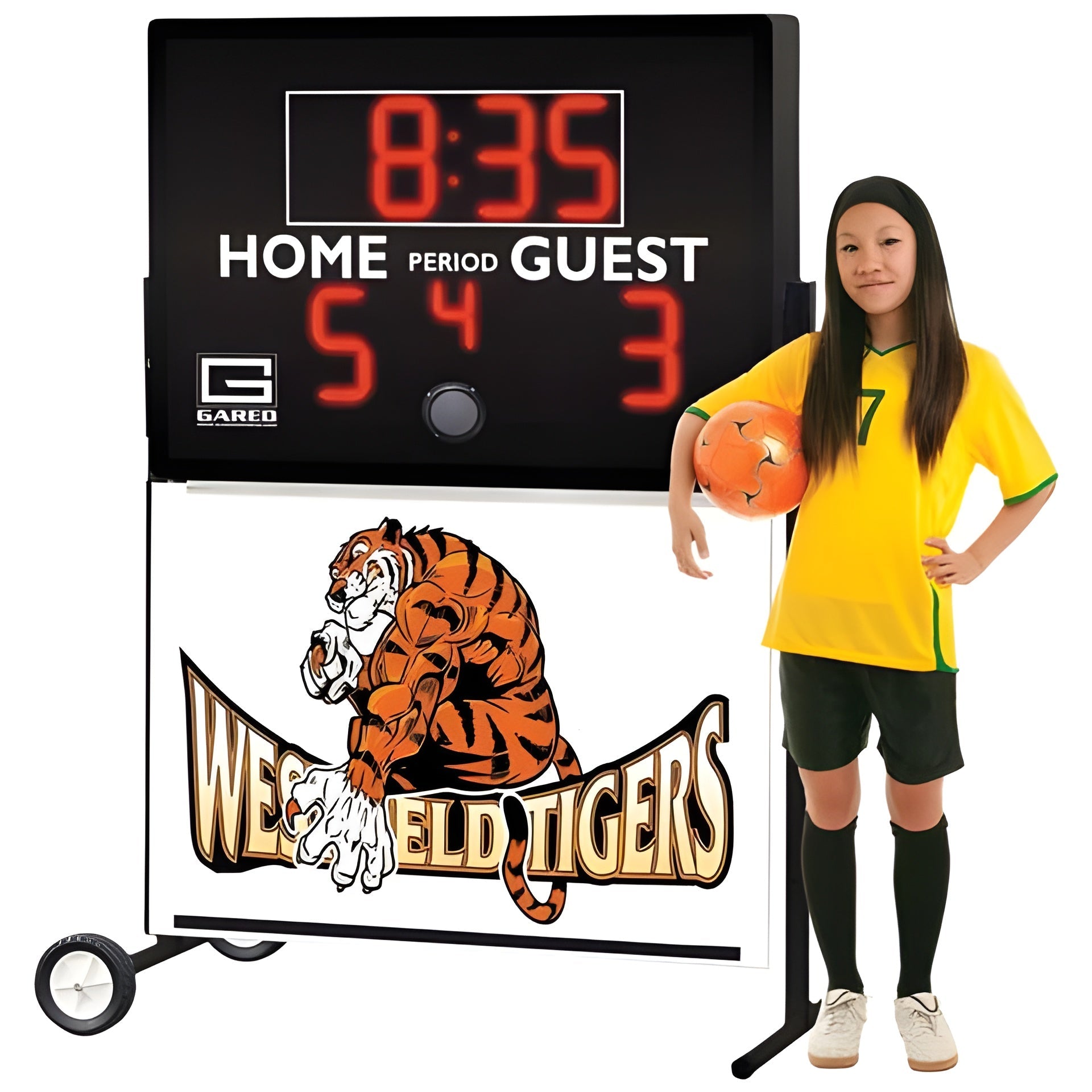 Gared Sports Alphatec 78” x 52” Portable Scoreboard - GS-MS3