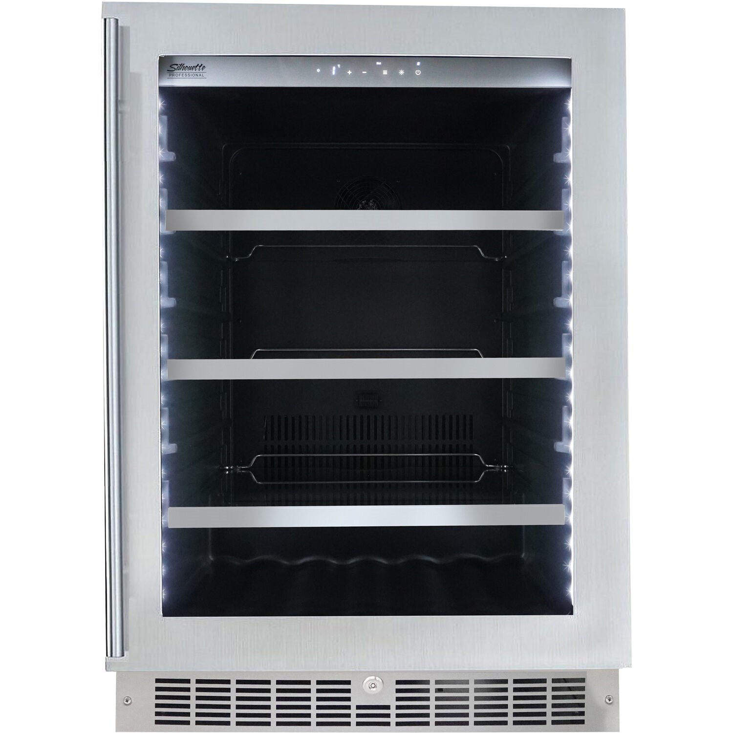Danby - 5.6 CuFt Integrated Beverage Center, 6 Wine Bottles & 126 Beverage Cans | SPRBC056D1SS