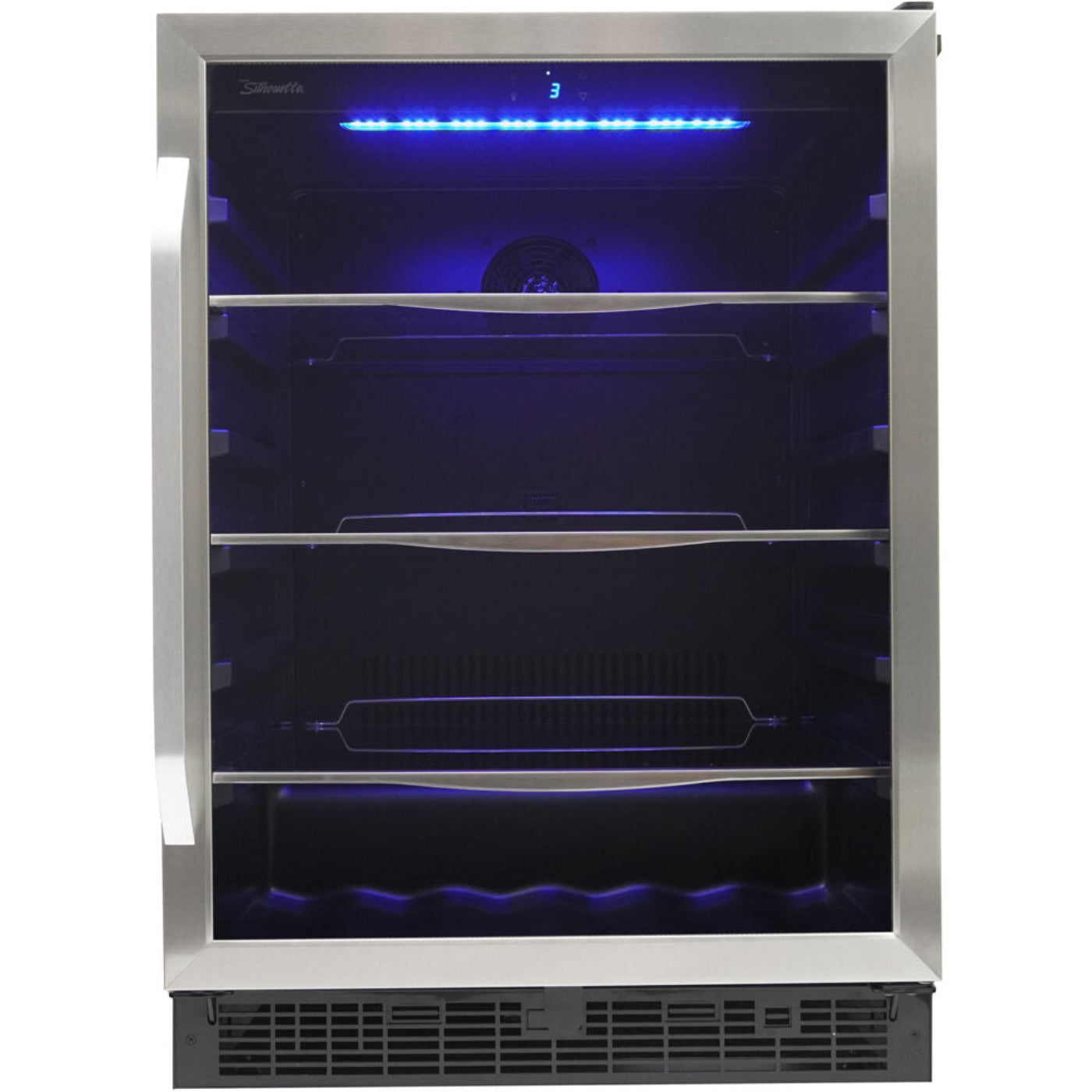 Danby - 5.3 Integrated Beverage Center, 138 Cans & 6 Wine Bottles - SBC057D1BSS